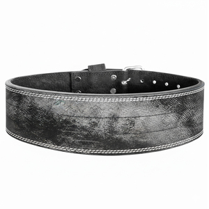 เข็มขัดยกน้ำหนักหนังแท้ PU แบบปรับได้ตามสั่งสำหรับขายส่ง เข็มขัดยกน้ำหนักหนังแท้สำหรับออกกำลังกายแบบกำหนดเอง - Product Image 2