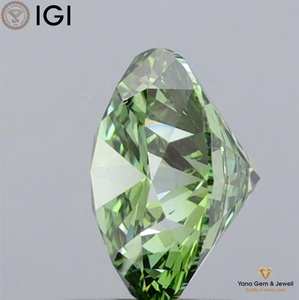 ใบรับรอง IGI 8.11 มม. สำหรับงานแต่งงาน เพชรทรงกลมพิเศษ 2.00 กะรัต เพชร CVD ที่เพาะเลี้ยงในห้องปฏิบัติการ ความสะอาดระดับ VS1 สีเขียวสดใสแฟนซี - Product Image 4