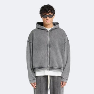 Ventes en gros de sweats à capuche personnalisés, faible MOQ, mélange coton-polyester, French Terry, OEM, ODM, marque privée, unisexe, fournisseur d'usine - Product Image 2