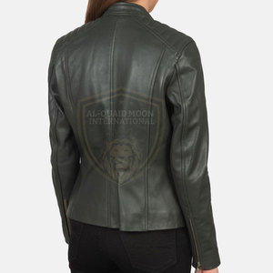 Chaqueta de Cuero para Mujer al Último Estilo, Chaqueta de Cuero para Mujer al por Mayor, Chaqueta de Cuero con Diseño Único - Product Image 3
