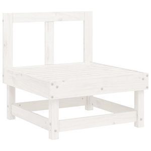 Canapé de jardin blanc et anthracite - Product Image 6