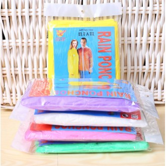 KK510 Disposable Emergency Raincoat for Travel for Group Promotional Raincoat Events