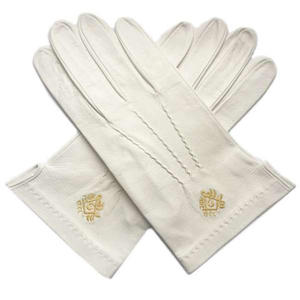 Guantes Masónicos de Algodón Blanco Sencillos, Suaves, Largos para Ópera, Elegantes, para Uso Diario, para Todas las Estaciones - Product Image 3