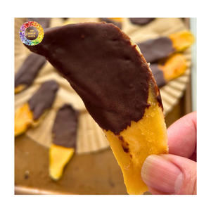 Mango Seco Suave Recubierto de Chocolate, Producto Premium de Fruta Tropical, Bocaditos de Mango con Chocolate, Mango Seco Suave - Product Image 1