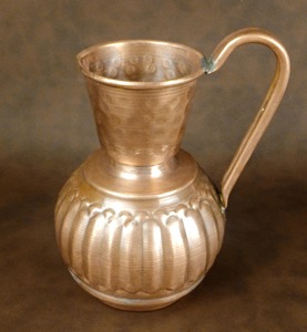 เหยือกน้ำทองแดงเหยือกน้ำดีไซน์ไวรัสเหยือกน้ำทองแดงสีทึบเหยือกน้ำทองแดงออกแบบได้ตามต้องการสินค้าตามต้องการ - Product Image 4