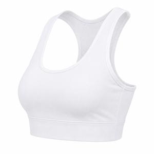 เสื้อชั้นในกีฬาแบบ Racerback สำหรับผู้หญิง สีพื้น ระบายอากาศได้ดี รองรับทรงได้ดีเยี่ยม ไร้ตะเข็บ เป็นมิตรกับสิ่งแวดล้อม แห้งเร็ว เหมาะสำหรับโยคะ กระชับพอดีตัว - Product Image 2
