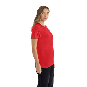 T-shirts basiques unisexe Next Level Premium CVC à col ras du cou, coupe ample, couleur rouge classique, vente en gros - Product Image 3