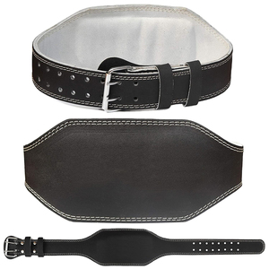 High performance leather gym belt weightlifting waist support bodybuilding powerlifting heavy duty durable fitness gear - Product Image 1