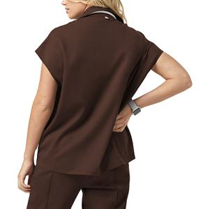 ชุดขัดแห้งเร็วยืดหยุ่นของผู้หญิงชุดสำหรับทันตกรรมสำหรับร้านเสริมสวยสปาการดำเนินงาน-ชุดพยาบาลของแพทย์2026 Hi - Product Image 5