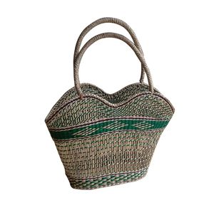 Vietnam Seagrass Panier Naturel Durable Tissé À La Main Conception Pour Le Stockage Et La Décoration OEM Emballage En Vrac Prêt À L'exportation - Product Image 5