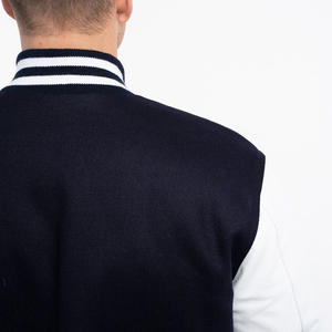 Chaquetas Varsity de Invierno Personalizadas para Hombres de Talla Grande, Tela de Lona Resistente, Decoración con Logotipo y Patrón, Estilo Profesional y Competitivo - Product Image 4