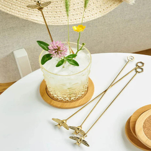 แท่งคนเครื่องดื่มโลหะรูปผึ้ง พร้อมกล่องของขวัญ - Product Image 3