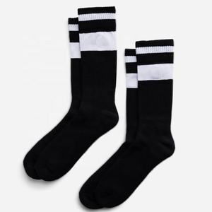 Calcetines Deportivos para Hombre, Nuevos, de Alta Calidad, 100% Algodón, con Logotipo Personalizado, Negros, Acanalados, de Secado Rápido, Transpirables, Antideslizantes, Cómodos e Informales - Product Image 4