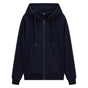 Ventes en gros de sweats à capuche personnalisés avec logo, de haute qualité, couleur unie, en polaire pour hommes, pour l'hiver - Product Image 5