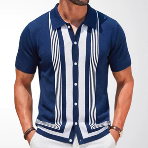 Camisa de Hombre Personalizada de Alta Calidad, Informal, Lisa, Tejida, con Bolsillo, Transpirable, Talla Grande, de Lujo, 100% Algodón, para Oficina o Vacaciones - Product Image 1