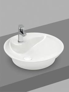 Apple Ceramic Counter Top Wash <b>Basin</b> <b>Round</b> Shaped Luxury Bathroom Vessel Sink Washing Hand <b>Basin</b> Lavatory Sinks Bowl - Product Image 6