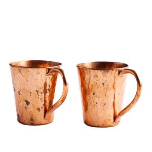 Juego de Vasos de Cobre Decorativos, Saludables e Higiénicos, de la Mejor Calidad, para Beber Champán y Vino, Precio al por Mayor, Juego de 2 Vasos de Cobre - Product Image 1
