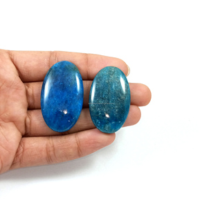 Vente en gros de pierres précieuses naturelles en cristal, apatite cabochon pour la fabrication de bijoux en argent DIY - Product Image 6