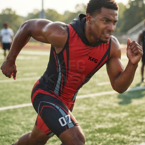 Meilleures ventes, prix imbattable, faible MOQ, uniforme 7v7 confortable imprimé par sublimation avec matériau durable et évacuation de l'humidité pour une utilisation prolongée - Product Image 4