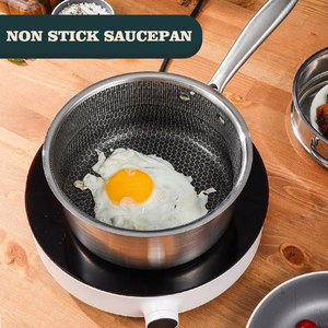 Best Classic Kitchen Sauce <b>Pan</b> With Polished Finish For Stylish Cooking And Serving Experience - Product Image 2