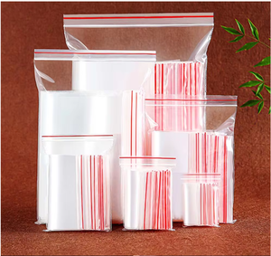 Bolsas de plástico transparente con cierre hermético, reciclables e inodoras, tamaño personalizado para almacenamiento de alimentos y empaques generales, precio competitivo - Product Image 5