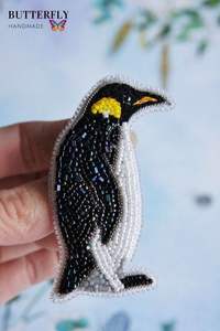 Broche artisanale perlée élégante, cadeau pour femme à prix avantageux - Product Image 6