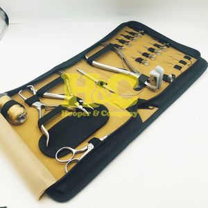 HOOPER COMPANY Kit de pinces à extensions capillaires professionnelles en acier inoxydable noir I-Tip, avec crochets, pinces, boîte et outils de mise en forme - Product Image 6