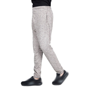 2025 New Arrivals Lightweight Canvas <b>Elastic</b> <b>Waist</b> <b>Trousers</b> Gym Fitness Workout Wear Sweat Wicking Quick Dry Relaxed Fit Cotton - Product Image 1