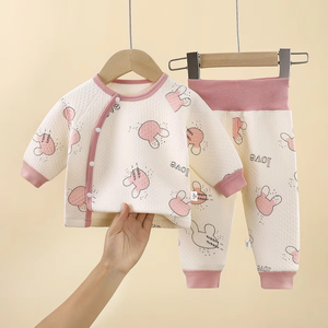 100% Cotton Baby Clothes New Cartoon High Quality Baby Clothes Pajamas 2pcs Set Soft Kids Clothing Wholesale Pajamas Sets - Product Image 3