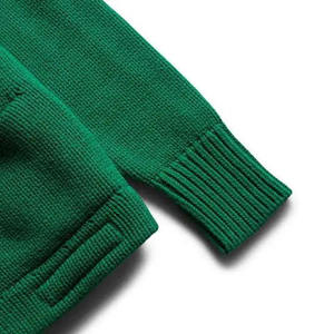 Pull personnalisé avec logo pour homme, motif jacquard, tricot à manches longues, col rond, pull en tricot d'hiver pour homme - Product Image 4