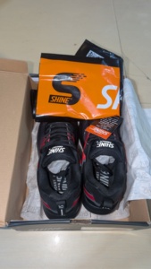 Zapatos de Cricket SHINE CRICKET para Hombre, Malla Sintética, Suela de Goma, Entresuela de EVA, Negro y Rojo, Ligeros, para Primavera, Deportivos - Product Image 6