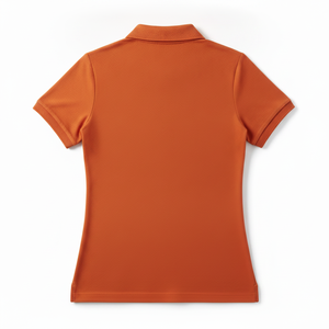 Women <b>Polo</b> Shirt Custom Short Sleeve <b>Orange</b> Pique Golf Top Selling Summer Casual Slim Fit Breathable Workwear Apparel Clothing - Product Image 2