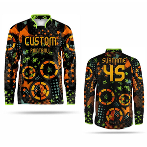 Camiseta de Paintball de Manga Larga Personalizada, Camisetas Deportivas, Protectores de Codo de Manga Larga, Camisetas de Paintball en Venta - Product Image 4