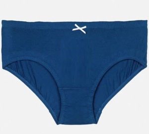 Ropa interior de algodón para niñas, bragas de algodón lisas para uso diario, bragas de algodón elásticas para niñas, ropa interior cómoda para uso diario. - Product Image 3