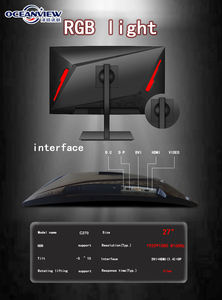 Moniteur <span class=keywords><strong>PC</strong></span> de jeu 31,5 pouces 240 Hz avec résolution 2560*1440 Free <span class=keywords><strong>Sync</strong></span> Moniteur LCD 31,5 pouces 240 Hz - Product Image 2