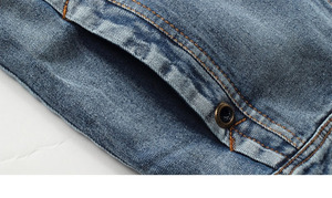 Breathable Outdoor Men's Winter Denim <b>Jacket</b> 2026 Breathable Eco-friendly <b>Plus</b> <b>Size</b> Street Wear Front Logo Denim <b>Jackets</b> - Product Image 3