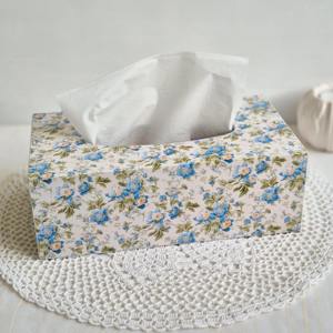 Caja de pañuelos de madera impresa con múltiples compartimentos, organizador de escritorio, estuche mayorista - Product Image 3