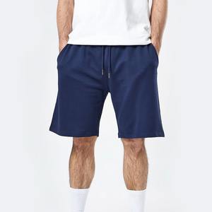 Pantalones Cortos Deportivos de Felpa 100% Algodón para Hombre, Pantalones Cortos Deportivos Esenciales de Moda con Cintura Elástica, Pantalones Cortos Casuales Holgados Personalizados para Hombre - Product Image 4