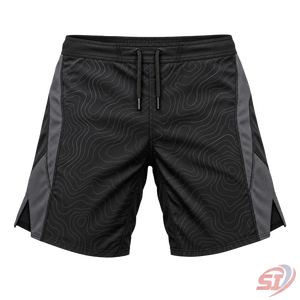 Shorts de combat MMA personnalisés, occultants, topographiques, en polyester/coton, séchage rapide, respirants, unisexes, OEM ODM, sublimés - Product Image 6