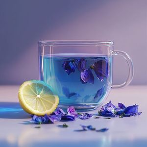 Natural blue dried butterfly pea flowers ingredient for beverage manufacturers tea production bulk vietnam supply direct source - Product Image 2