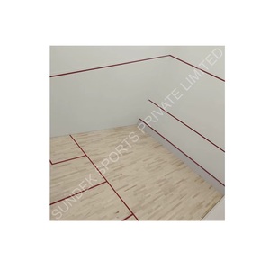 Dalles de sol pour terrain de squash de haute qualité et durables avec surface antidérapante pour clubs et centres d'entraînement disponibles à la vente - Product Image 1