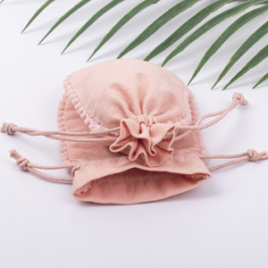 Customisable Organic Double <b>Drawstring</b> Jewelry Packaging Pouch Reusable Gift & Party Favor Potli Bag - Product Image 2