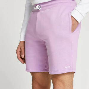 Shorts décontractés en coton 2026 avec poches pour hommes / Shorts de sport décontractés d'été pour hommes en molleton bouclette de haute qualité avec logo personnalisé - Product Image 2