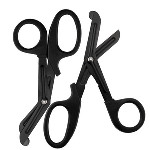 Tijeras Médicas de Trauma de Alta Calidad al por Mayor, Tijeras para Vendajes con Mango de Plástico y Acero Inoxidable para Botiquín de Primeros Auxilios - Product Image 5