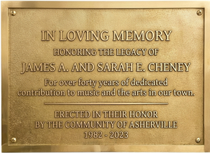 Plaque commémorative moderne en laiton, gravée sur mesure, plaque nominative en relief, panneau commémoratif pour monument funéraire ou affichage mural - Product Image 5