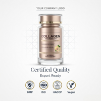 Complément de collagène hydrolysé de qualité supérieure en poudre et en capsules, fabricant OEM de marque privée