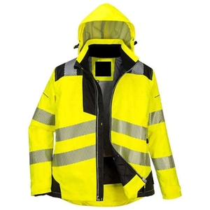 Veste de travail haute visibilité avec bande réfléchissante, logo personnalisé, fabricant OEM, vêtements de travail industriels pour la construction - Product Image 1