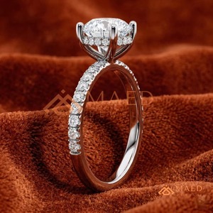 High on Demand Moissanite Diamond Wave Ring For Wedding And Party Wear Jewelry Available At Export Quality - Product Image 1