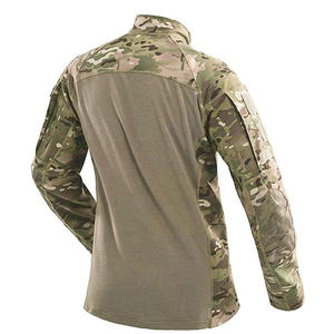 Men's Tactical Long Sleeve <b>Camouflage</b> <b>Shirt</b> Polyester Breathable Outdoor Wear In-Stock - Product Image 2