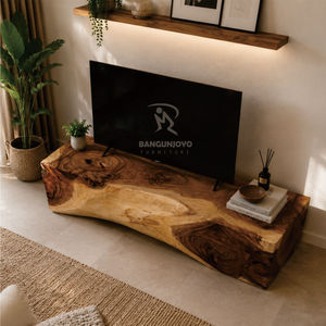 Table TV moderne en bois de suar massif, tendance 2026 - Product Image 3